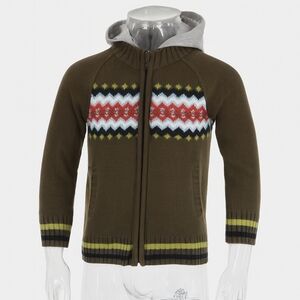 Gymboree Boys Black, Red, Green, Blue, White Zip up Hoodie Long Sleeves Size 5/6